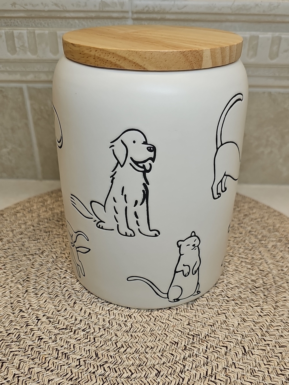 Cuddle Collab Pet Treat Canister LIMITED EDITION 2024 Target Collection